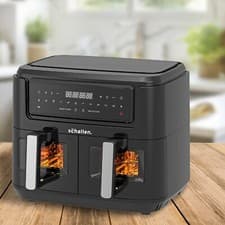Image of Schallen Air Fryer Dual View Clear Window Touch Display 9L Healthy Cooking Oven