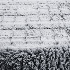 Image of Faux Fur Fleece Throw Soft Warm Large Sofa Bed Blanket Single Double Sizes