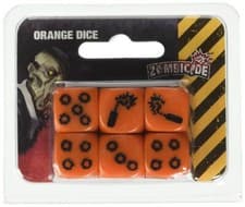 Image of Zombicide Orange Special DICE - Add Flair to Your Games and Roll in Style! Co...