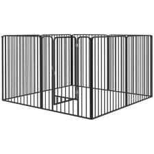 Image of PawHut 8 Panels Heavy Duty Puppy Play Pen for Large, Medium Dogs 100Hcm