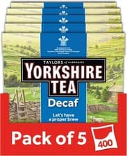 Image of Yorkshire Tea Decaf, 5 Boxes of 80 Tea Bags (Total 400 Bags)