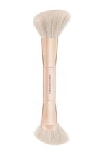 Image of Patrick Ta Dual Ended Sculpting Brush Pink for Precision Makeup Application