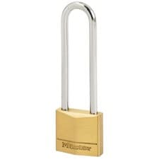 Image of Master Lock Solid Brass 30mm Padlock 4-Pin - 64mm Shackle