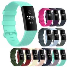 Image of For Fitbit Charge 3 4 Strap Band Wristband Watch Replacement Colourful Silicone