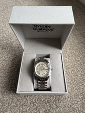 Image of Vivienne Westwood Lady Sydenham 40mm Stainless Steel and Champagne Face Watch