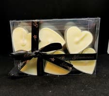Image of Heart shape soywax tealights candles x6 designer fragrance VIP 212 Dupe