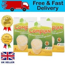 Image of Complan Banana Flavour Nutrition Drink Powder 4 x 57g Sachets 3 Pack