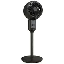 Image of HOMCOM 9" Pedestal Cooling Fan with Adjustable Speed, Black