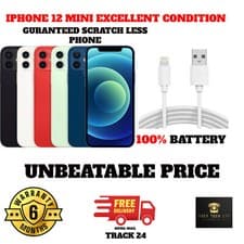 Image of Apple iPhone 12 Mini 64GB-128GB-256GB -5G-UNLOCKED-PRISTINE Mint Condition A++