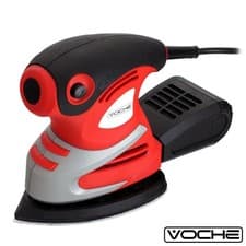 Image of Detail Mouse Sander 200w Electric Tri-Palm Delta & Dust Collection Box Voche