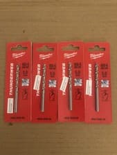 Image of 4 x Milwaukee 5mm Thunderweb HSS Ground (DIN338) Metal Drill Bits 4932352356