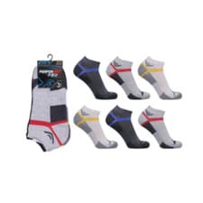 Image of Mens Sports Trainer Socks Low Cut Athletic Gym Running Cotton Rich 3 Pair Pack