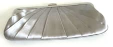 Image of ACCESSORIZE SATIN CLUTCH BAG WITH DIAMANTE CLASP NWOT