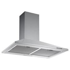 Image of Stainless Steel Chimney Cooker Hood, 60 cm, 3 Speed Settings, Igenix