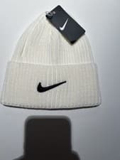 Image of New Nike Beanie Creamy Colourway One Size Brand New with Tags.