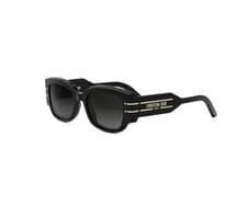 Image of New Dior Signature S13i Black Gold Grey Square Women Men Sunglasses