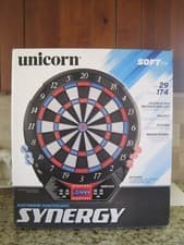 Image of Unicorn Synergy Electronic Dart Board Soft Tip New