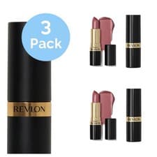 Image of Revlon Super Lustrous Lipstick, 460 Blushing Mauve, New Sealed Pack Of 3
