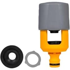 Image of Hozelock Multi Tap Connector for Square Oval Round Taps Garden Hose Adaptor
