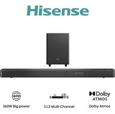 Image of Hisense AX3120G 3.1.2 CH 360W Soundbar Wireless Subwoofer