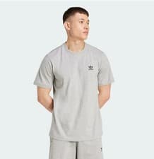 Image of adidas Originals Trefoil Essentials T-Shirt - Grey - Size XS IZ2096