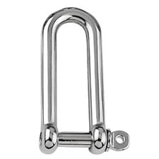 Image of Long Dee Shackles D shackle 316 A4 Stainless Steel 4mm 5mm 6mm 8mm 10mm 12mm