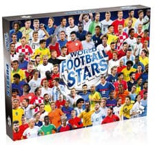 Image of World Football Stars 1000 Piece Jigsaw Puzzle Brand New Still Sealed Shrink Wrap