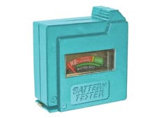 Image of Faithfull FAIDETBAT Battery Tester for AA, AAA, C, D & 9V |