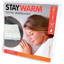 Image of Electric Heated Blanket Dual Control Underblanket WASHABLE Cover Single - F900
