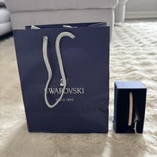 Image of Swarovski Rose Gold Crystal Bangle - Brand New with Box