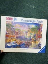 Image of Ravensburger Puzzle - Sunset over Amsterdam 1000pc Puzzle