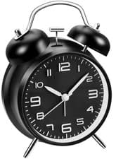 Image of Loud Alarm Clock for Heavy Sleepers with No Ticking Double Bell Alarm Clock