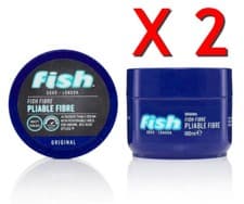 Image of 100ml FISH WAX ORIGINAL | Pliable Fibre Strong Hold Matt Finish Messy Bed Head