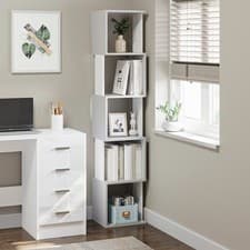 Image of 5-Tier Bookshelf Modern Bookcase Storage Shelving for Home Office