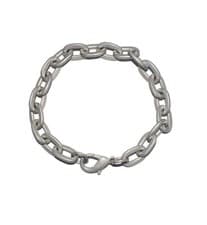 Image of metal chain bracelet lobster style clasp