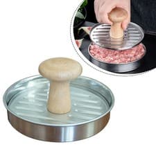 Image of Superior Stainless Steel Hamburger Press Patty Maker Elevate your Burger Game