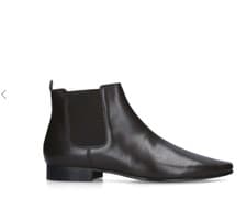 Image of KG KURT GEIGER Men's HARVEY Chelsea Brown Leather Ankle Boot £89
