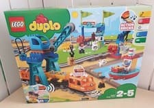 Image of LEGO Duplo Cargo Train 10875 Lego Set Educational Gift 105Pcs Brand New & Sealed