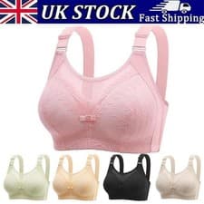 Image of Ladies Total Supportive Gather Bra Anti-exposure Embroidered Non Wired Full Cup