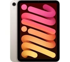 Image of APPLE 8.3" iPad mini (2024) - 256 GB, Starlight - REFURB-C