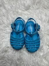 Image of Mini Melissa Toddler Summer Jelly Sandals Unisex Blue Infant Size 21 Uk 4.5 New