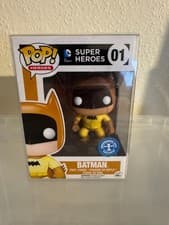 Image of Funko POP! DC Super Heroes Yellow Batman # 01 - Underground Toys with Protector
