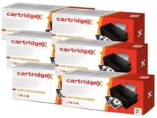 Image of 6 x Black Toner Cartridge Compatible for Dell 2150cdn 2150cn 2155cdn 2155cn