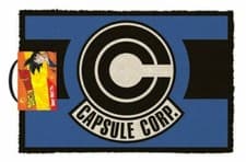 Image of DRAGONBALL Z CAPSULE CORP. WELCOME DOOR MAT 60 X 40 CM COIR PVC BACK