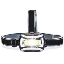Image of Black 3W 800LM Mini Headlight High Bright Headlamp Long Range For Outdoor