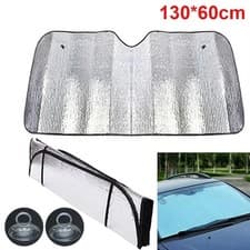 Image of Front Car Windscreen Sun Shield Shades Protect Window UV Block Screen Heat Wind
