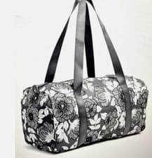 Image of Vera Bradley MOON SHADOW MEADOW Lighten Up Large Traveler Duffel Bag (New)