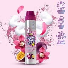 Image of 1001 Carpet Fresh Foam 300ml Thai Orchid Passionfruit Pet Safe 2 Pack