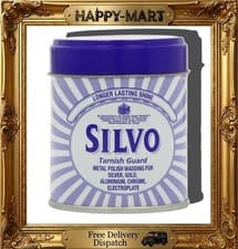 Image of Silvo Tarnish Guard Metal Polish Wadding for Silver Gold Aluminium Chrome 75g