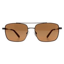 Image of Ted Baker Sunglasses TB1720 Elijah 910 Shiny Light Gunmetal Brown